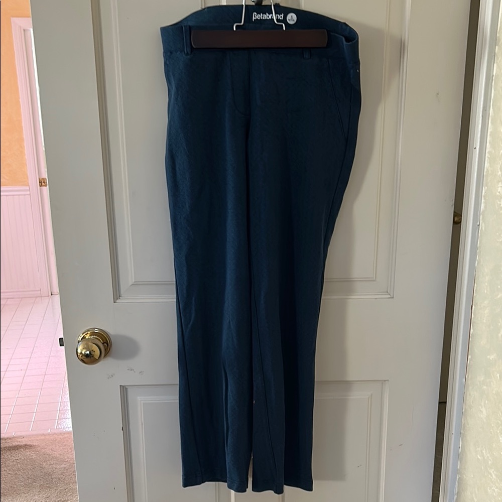 Betabrand Blue Dress Pants Classic Style